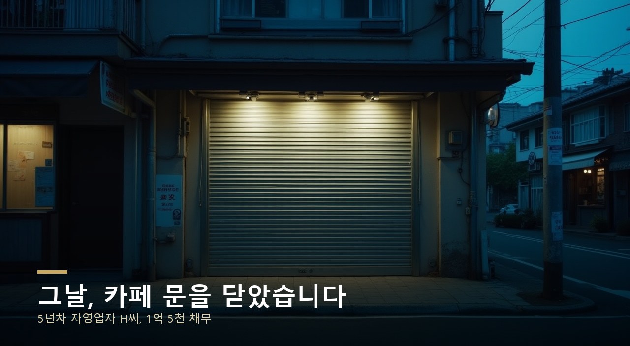 그날, 카페 문을 닫았습니다
