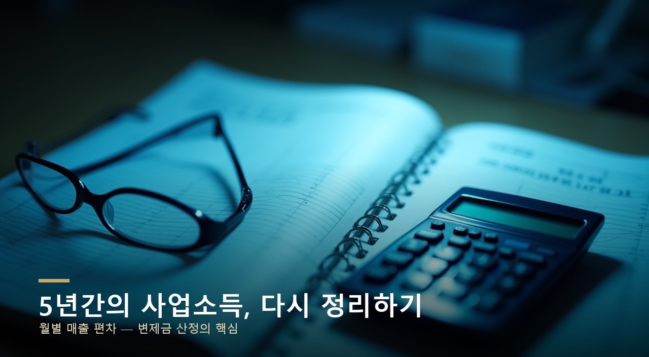 5년간의 사업소득, 다시 정리하기