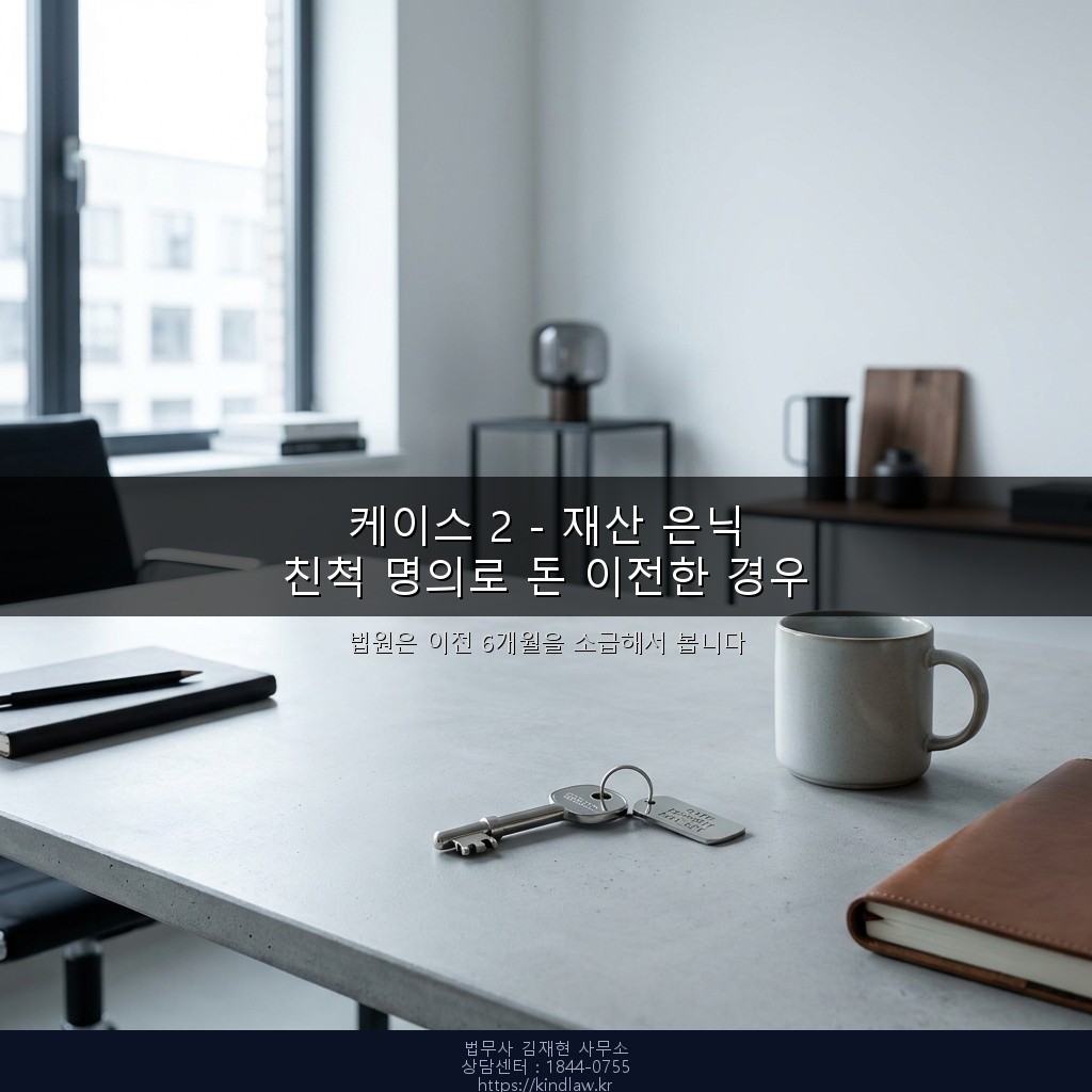 재산 은닉 면책 불허가