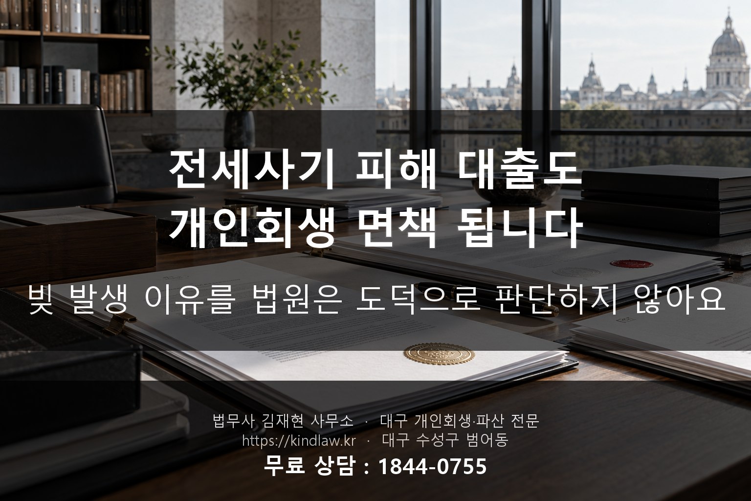 전세사기 피해 대출 개인회생 면책 가능 - 잘못 없어도 빚은 남는다 kindlaw.kr