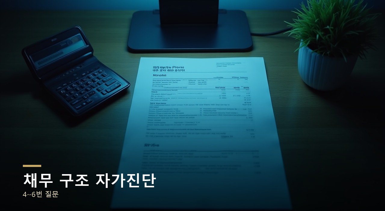 채무 구조 자가진단