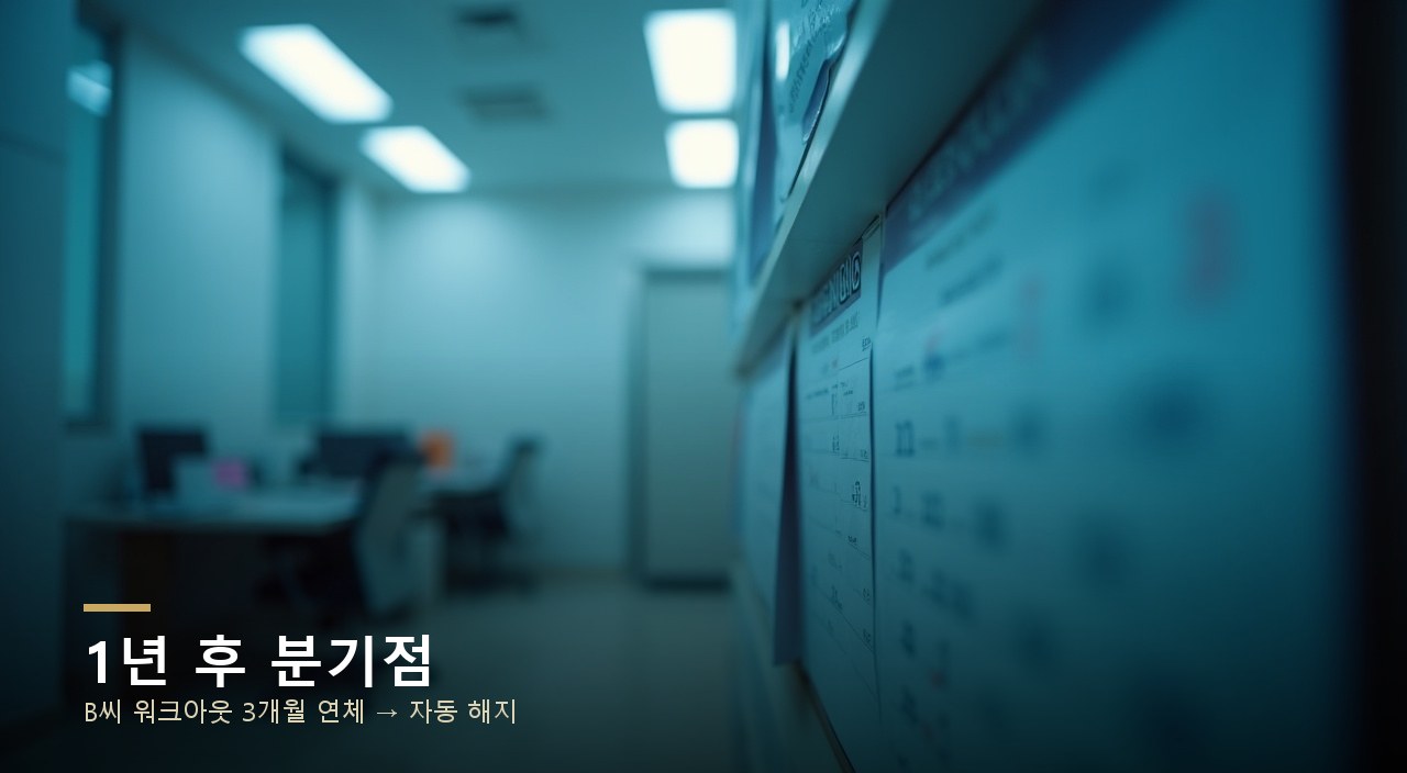 1년 후 분기점