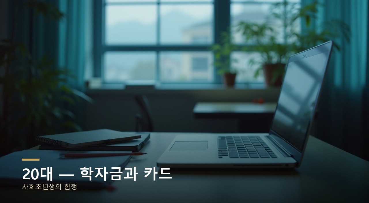 20대 — 학자금과 카드
