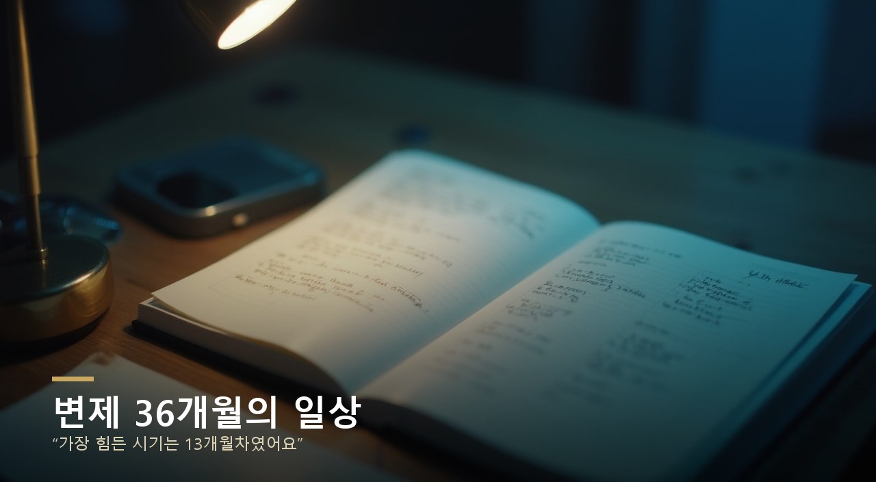 변제 36개월의 일상