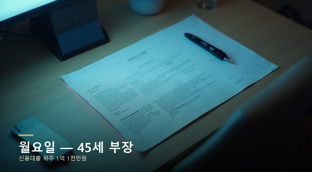 월요일 — 45세 부장