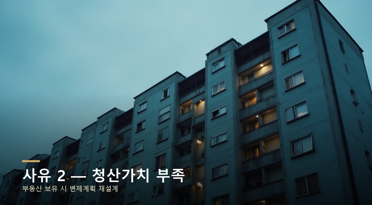 사유 2 — 청산가치 부족