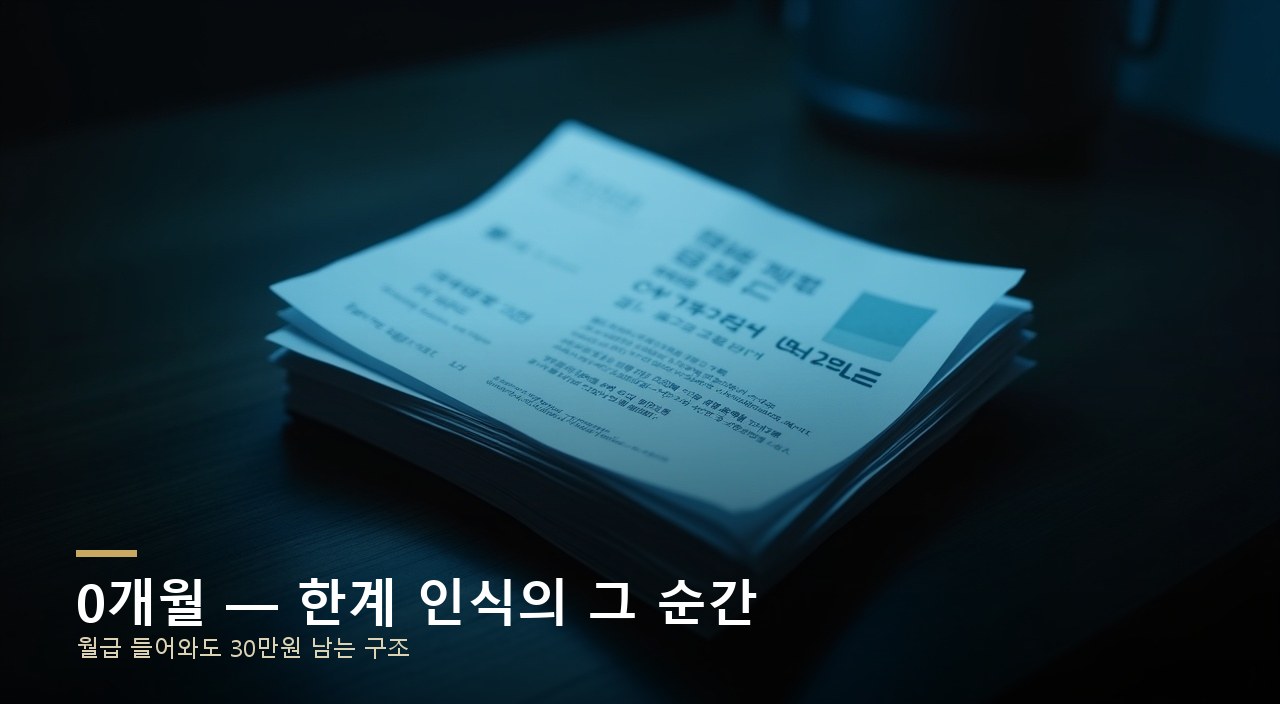 0개월 — 한계 인식의 그 순간