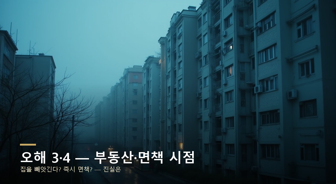 오해 3·4 — 부동산·면책 시점