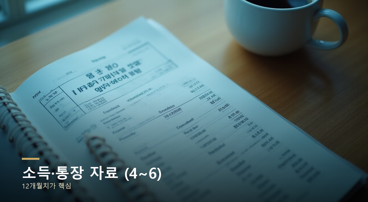 소득·통장 자료 (4~6)