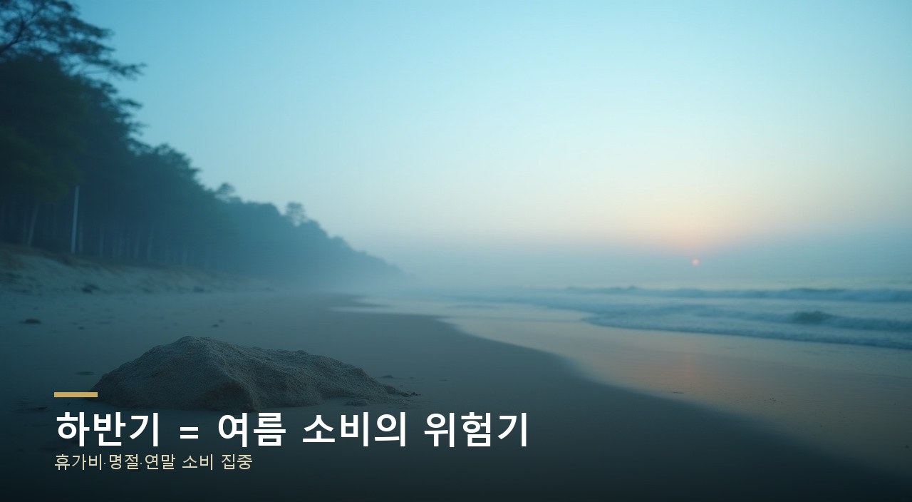 하반기 = 여름 소비의 위험기