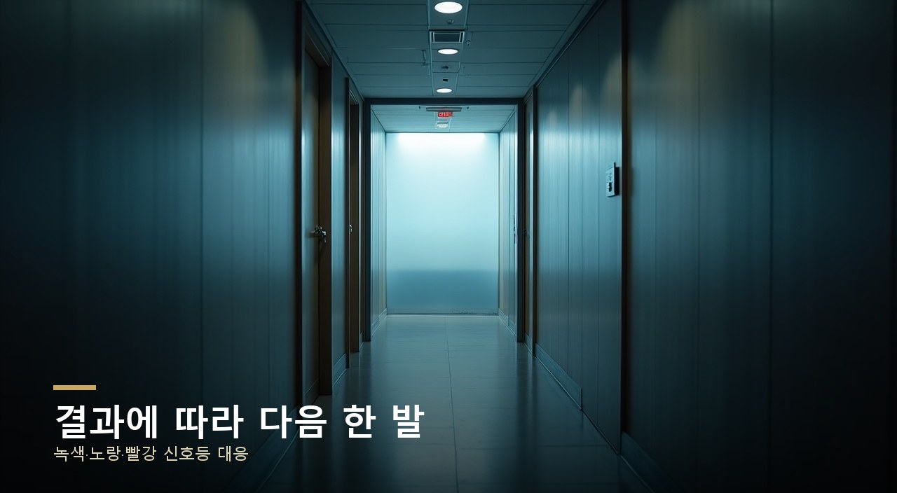 결과에 따라 다음 한 발