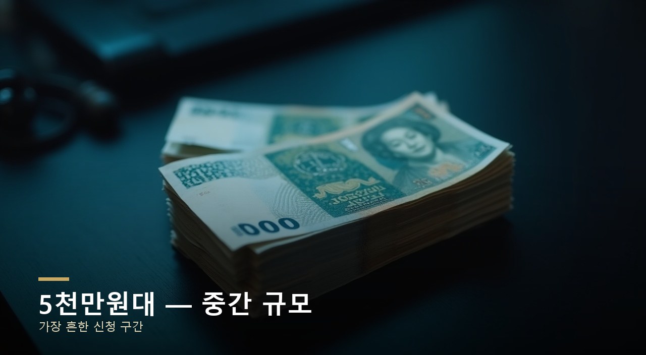 5천만원대 — 중간 규모