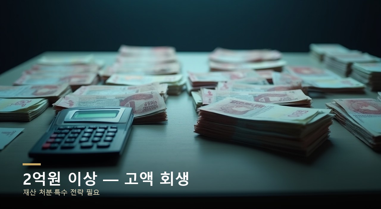 2억원 이상 — 고액 회생