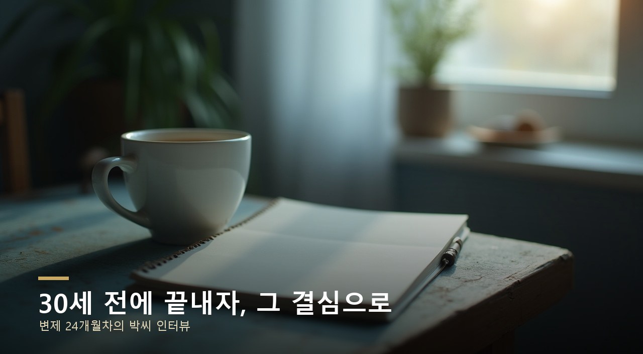 30세 전에 끝내자, 그 결심으로
