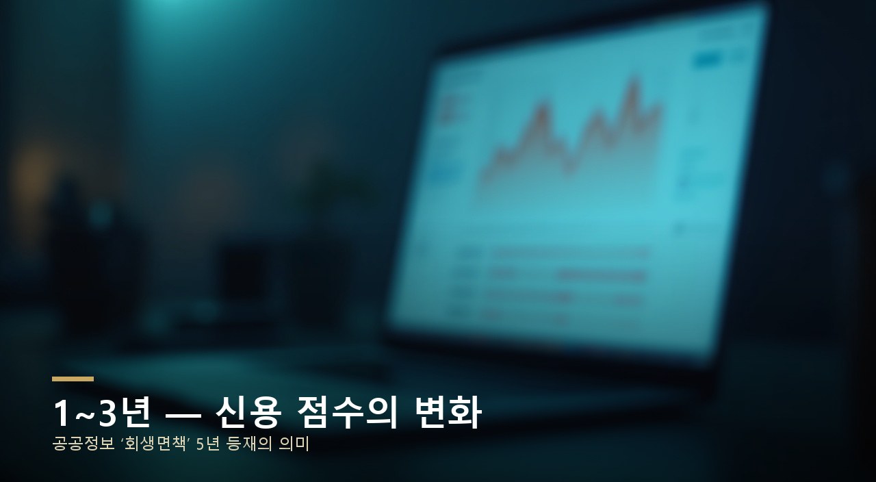 1~3년 — 신용 점수의 변화